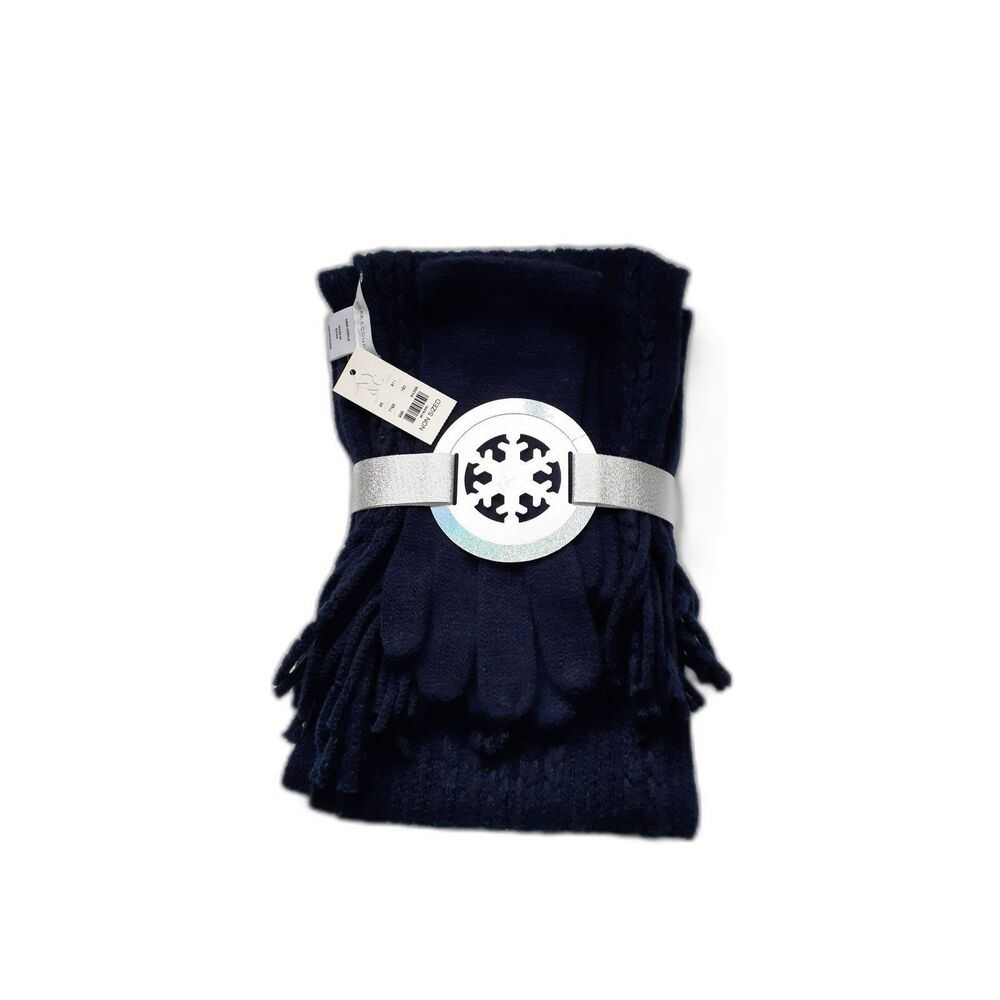 New York Winter Scarf & Gloves Set – Soft Fleece, Warm & Stylish – One Size
